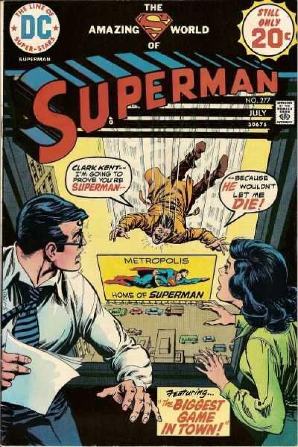 Superman #277 null cover