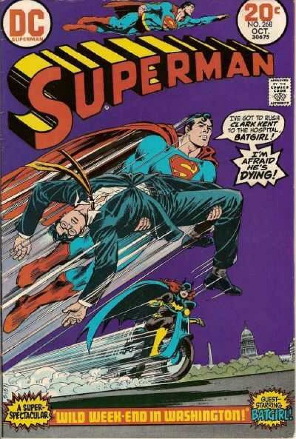 Superman #268 null cover