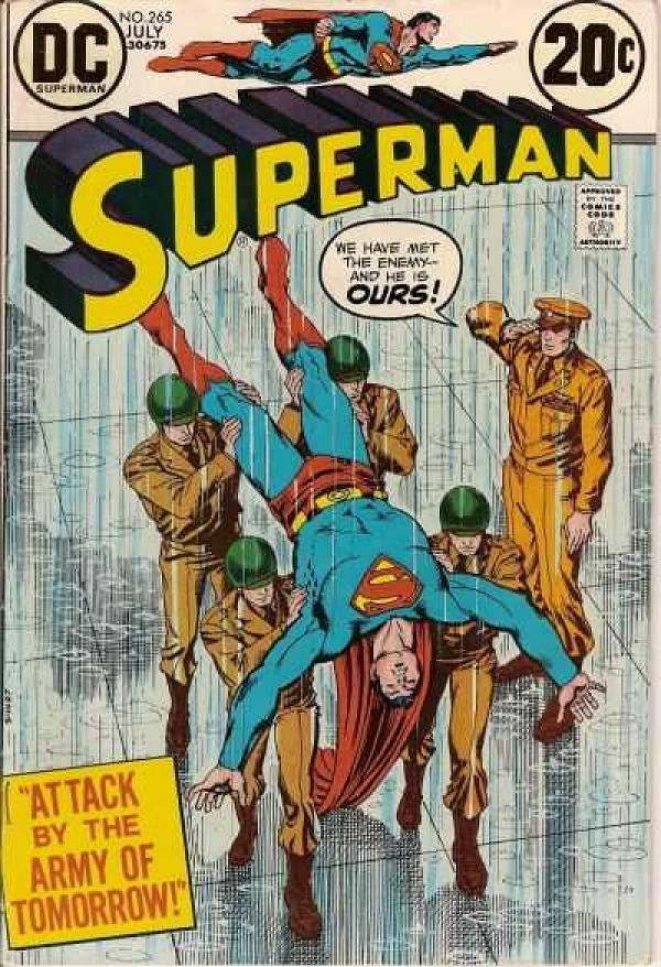 Superman #265 null cover