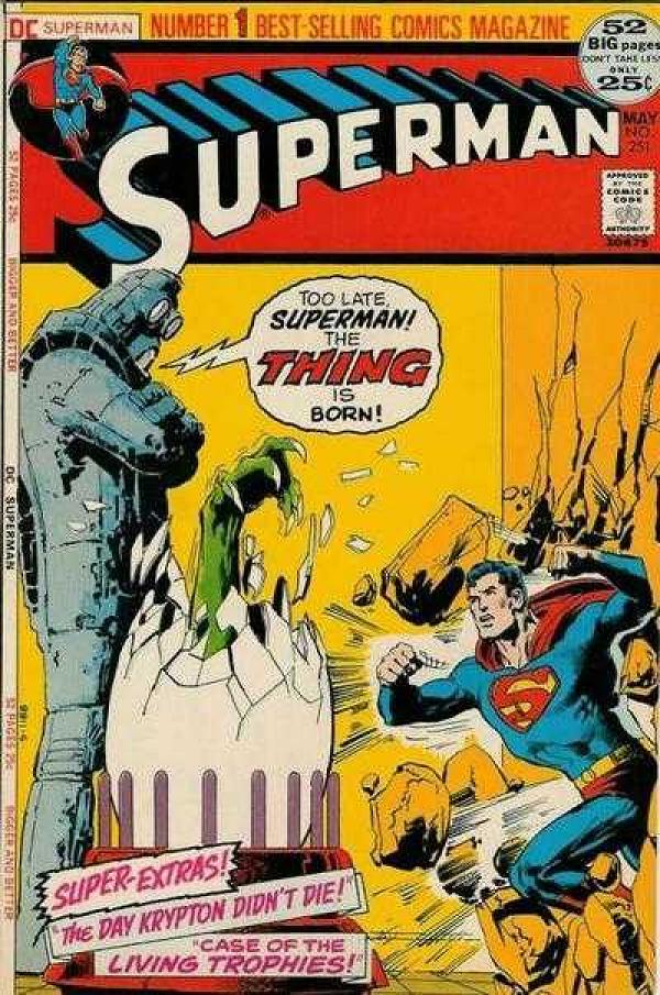 Superman #251 null cover