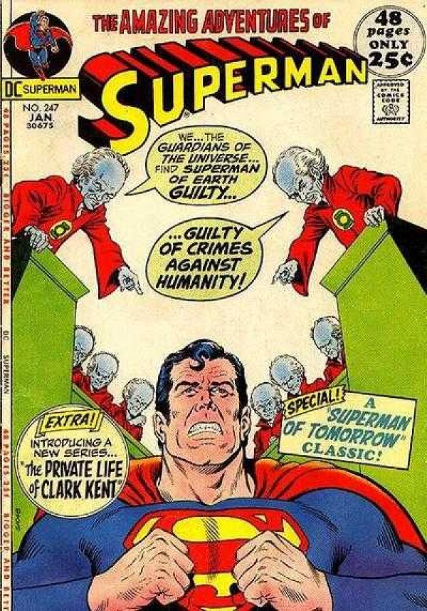 Superman #247 null cover