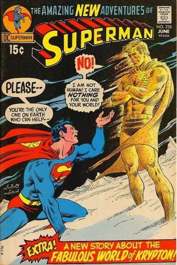 Superman #238 null cover
