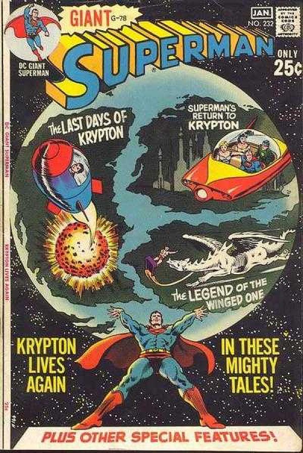 Superman #232 null cover