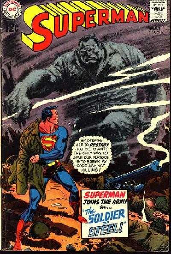 Superman #216 null cover