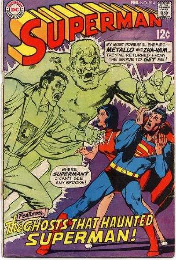 Superman #214 null cover
