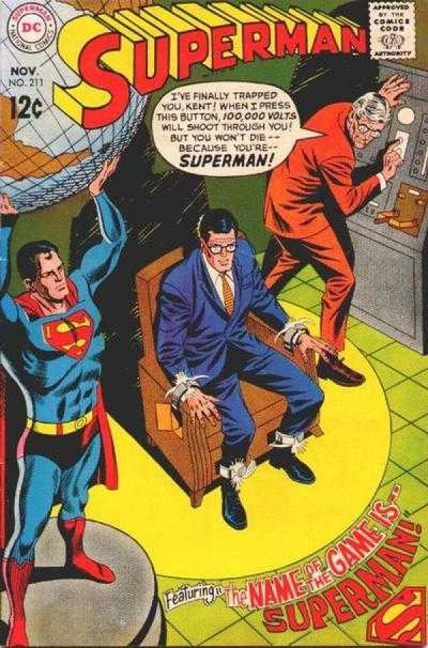 Superman #211 null cover