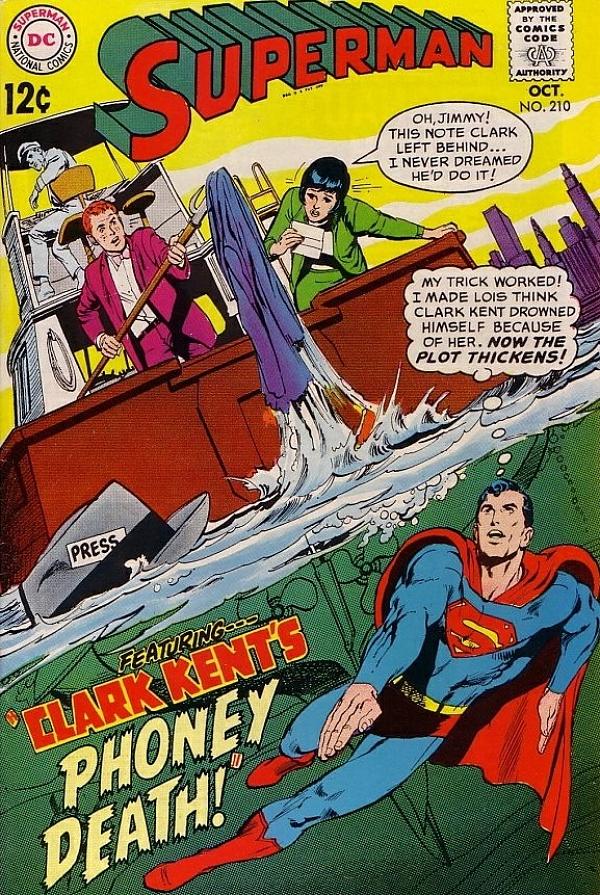 Superman #210 null cover