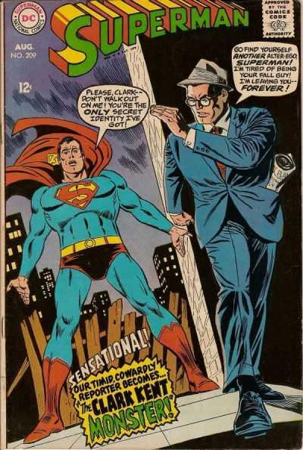 Superman #209 null cover