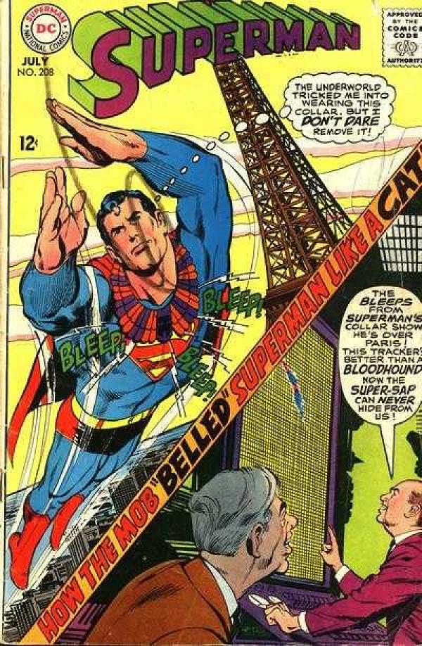 Superman #208 null cover