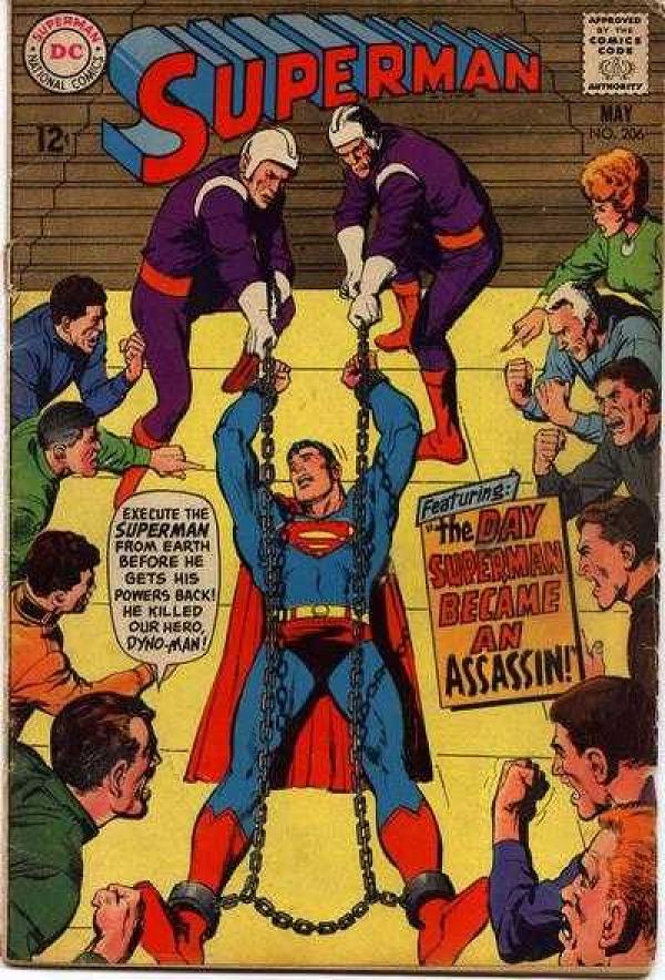 Superman #206 null cover