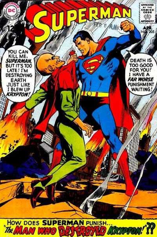 Superman #205 null cover
