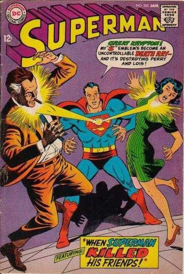 Superman #203 null cover