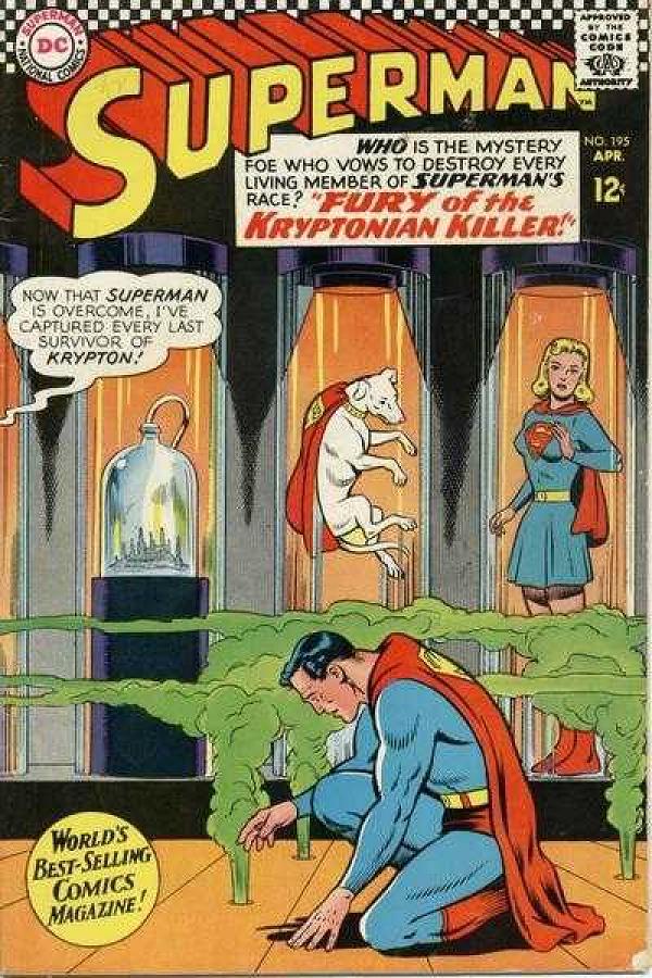Superman #195 null cover