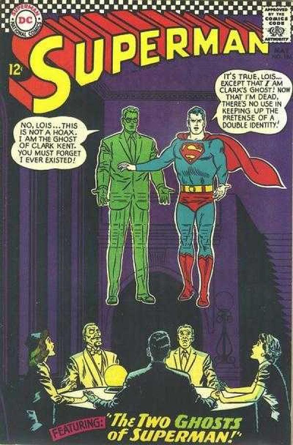 Superman #186 null cover