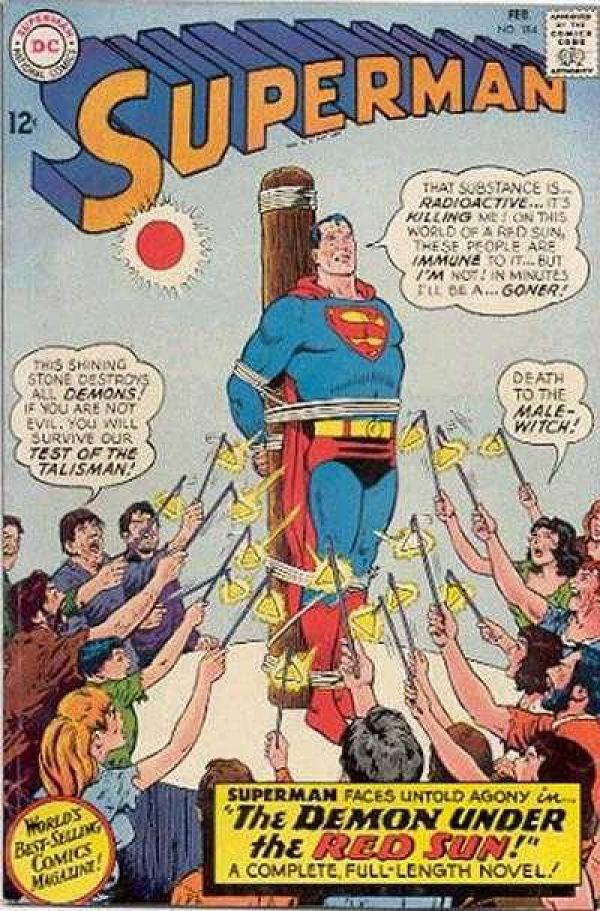 Superman #184 null cover