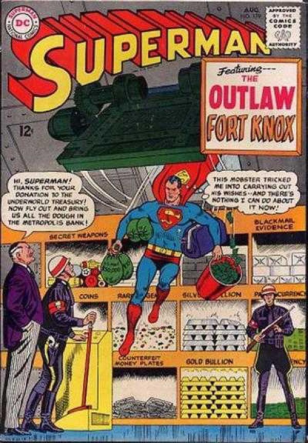 Superman #179 null cover