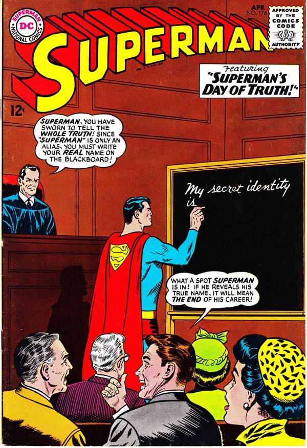 Superman #176 null cover