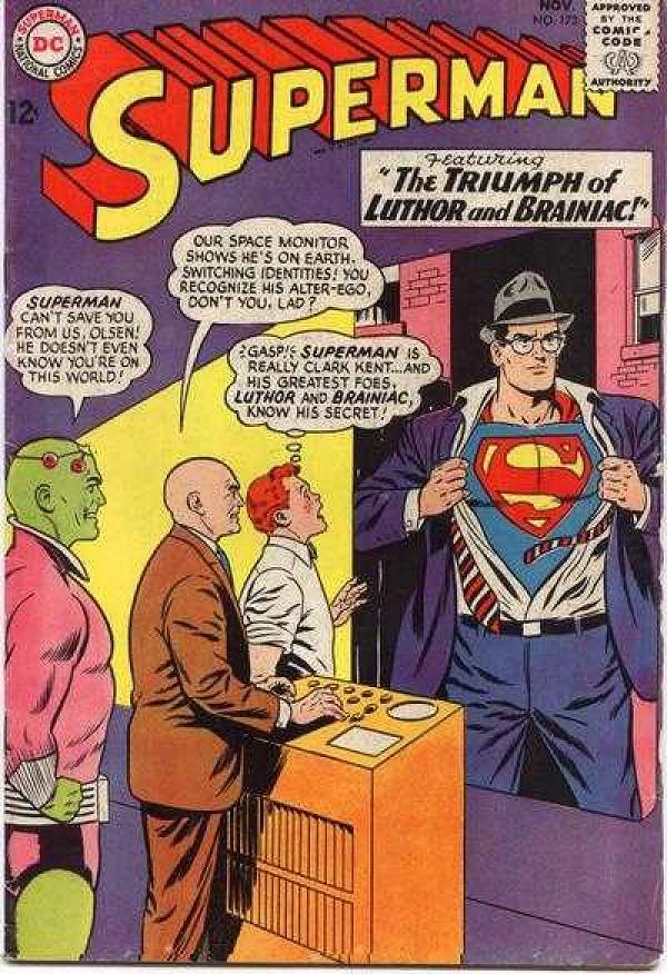 Superman #173 null cover