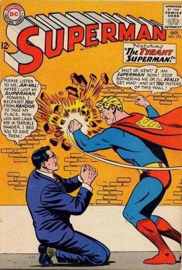 Superman #172 null cover