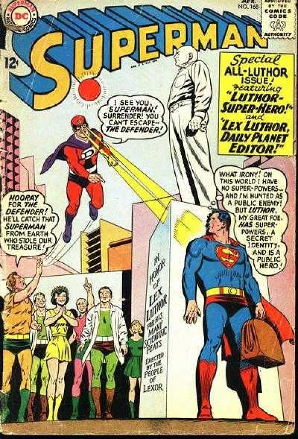 Superman #168 null cover