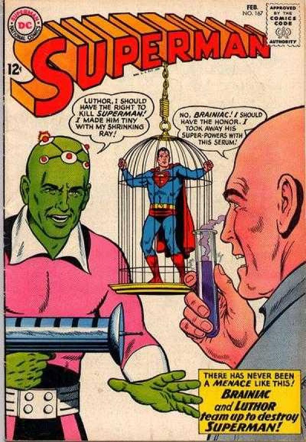 Superman #167 null cover