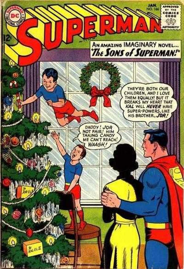 Superman #166 null cover