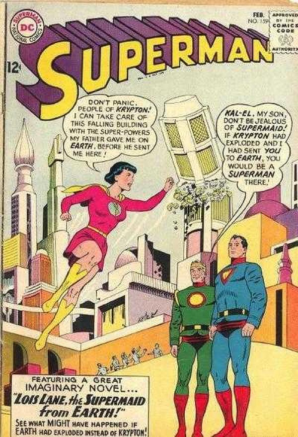 Superman #159 null cover