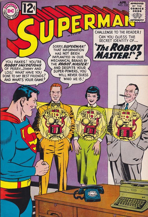 Superman #152 null cover