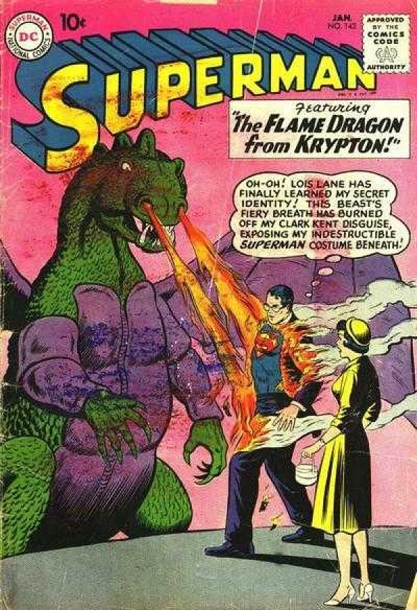 Superman #142 null cover