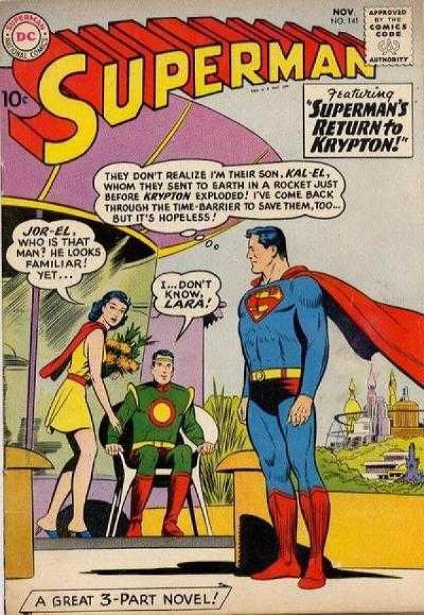 Superman #141 null cover