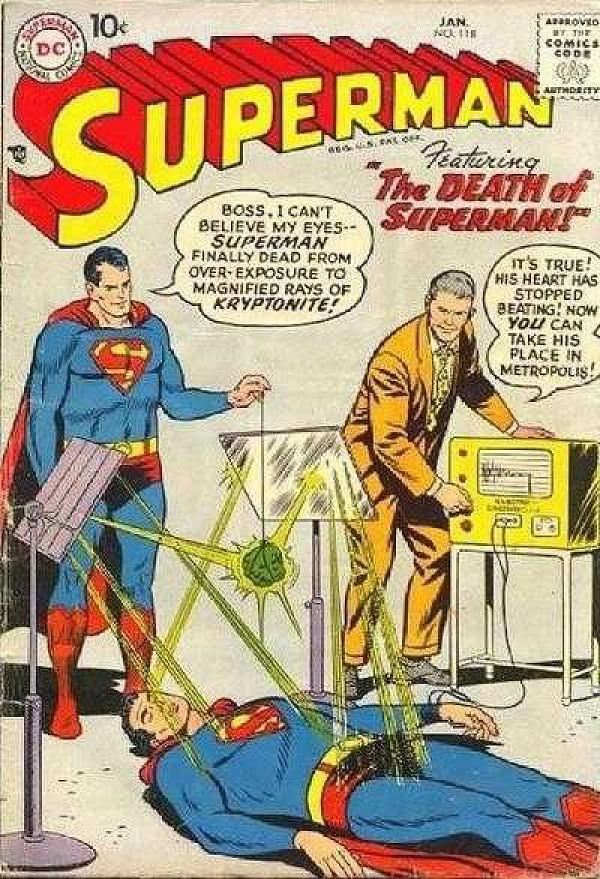 Superman #118 null cover