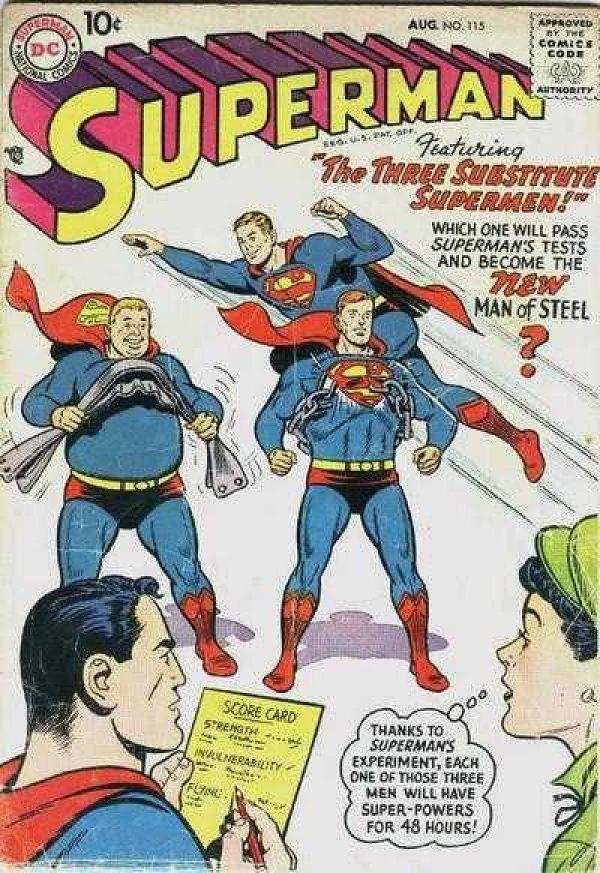 Superman #115 null cover
