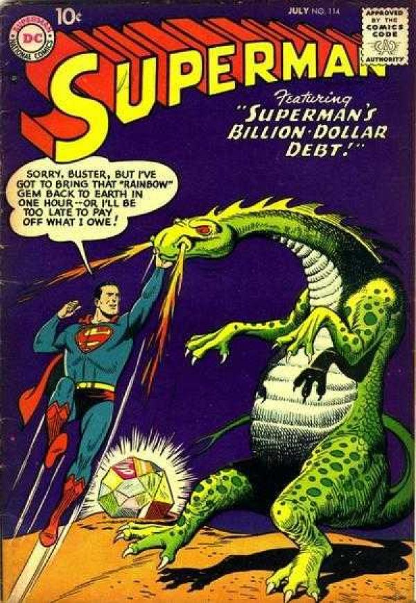 Superman #114 null cover