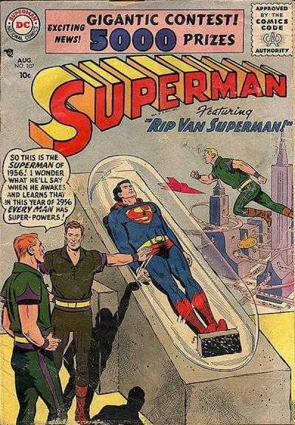 Superman #107 null cover