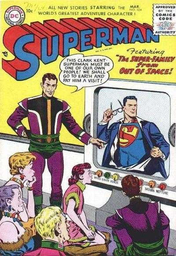 Superman #104 null cover