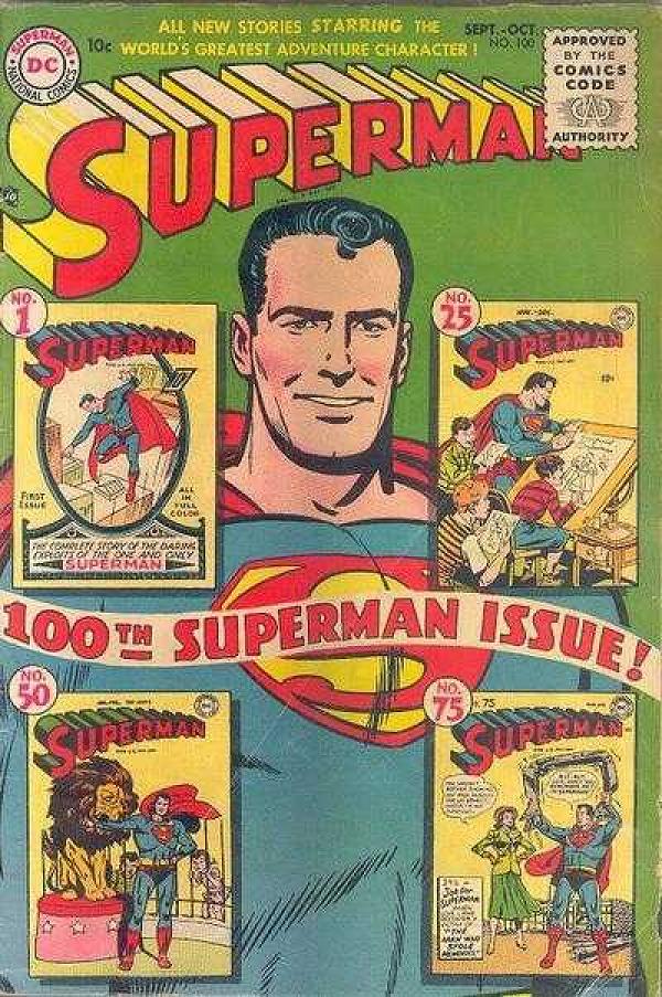 Superman #100 null cover