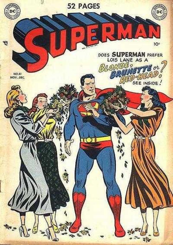 Superman #61 null cover