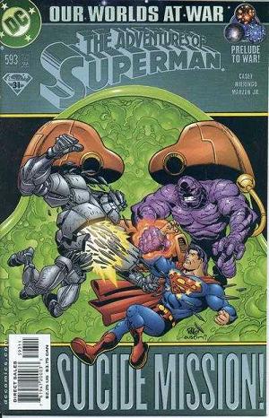 Adventures of Superman #593 cover