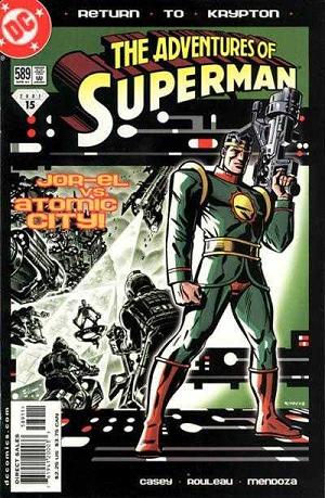 Adventures of Superman #589 cover