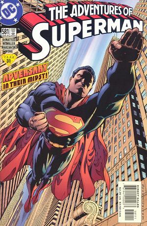 Adventures of Superman #581 cover