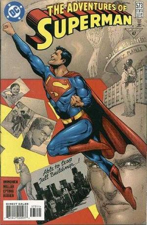 Adventures of Superman #573 cover