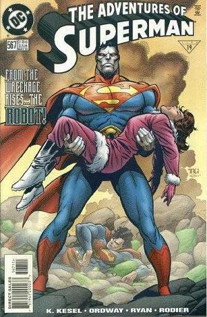Adventures of Superman #567 cover