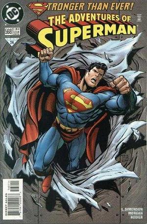 Adventures of Superman #568 cover