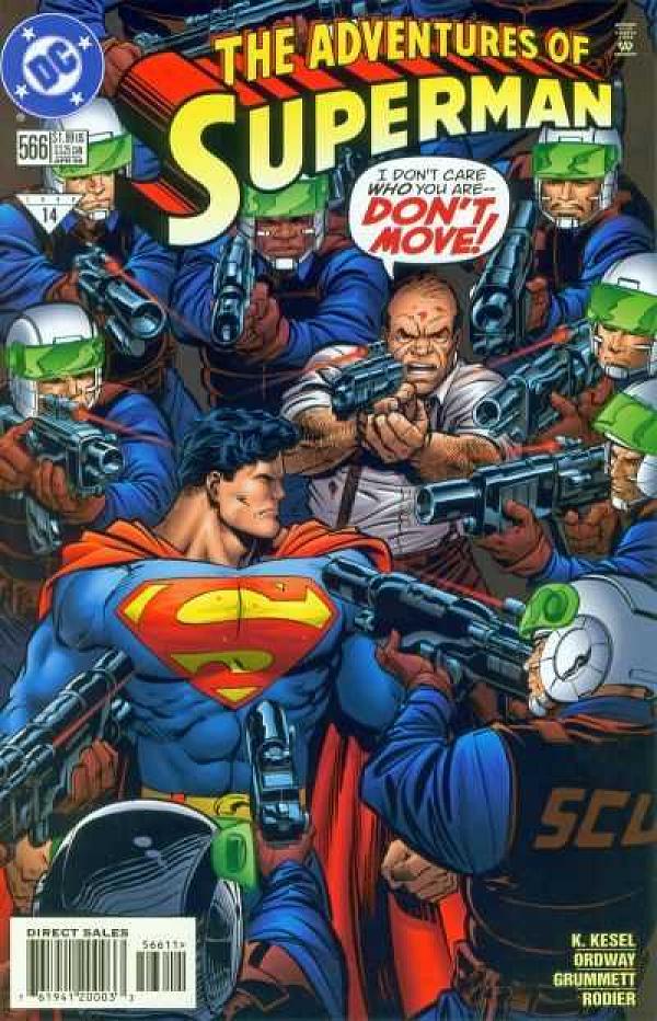 Adventures of Superman #566 cover