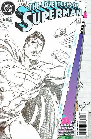 Adventures of Superman #560 cover