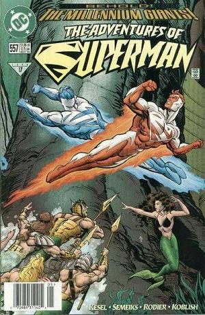 Adventures of Superman #557 cover