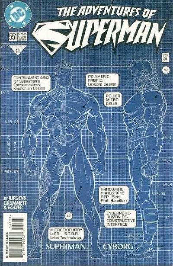 Adventures of Superman #551 null cover