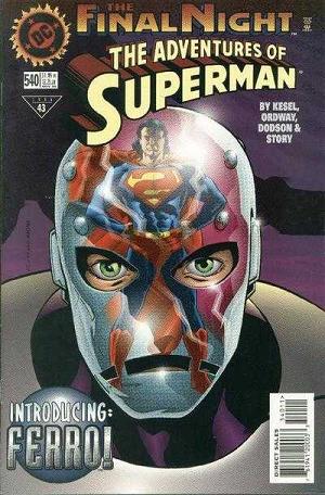 Adventures of Superman #540 cover