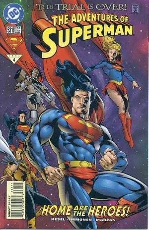 Adventures of Superman #531 cover