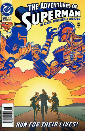 Adventures of Superman #524 cover